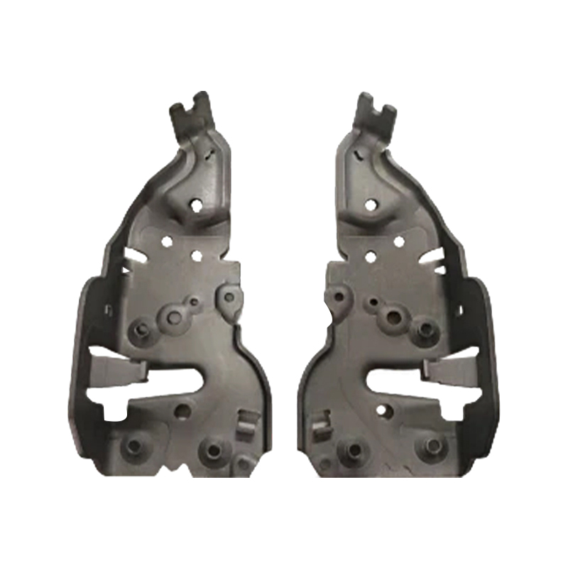 How do stamping, electroplating, and electrophoresis processing ensure the high strength and complex structural precision of automotive hinges and door locks?